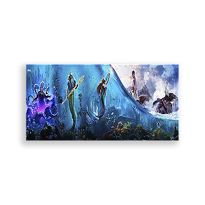 Painel Retangular - A Pequena Sereia - Sublimado 3D