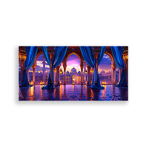 Painel Retangular - Aladdin Jasmine - Sublimado 3D
