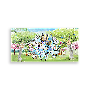 Painel Retangular - Alice - Sublimado 3D