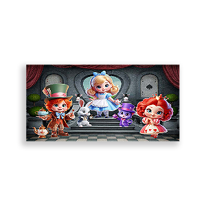 Painel Retangular - Alice - Sublimado 3D