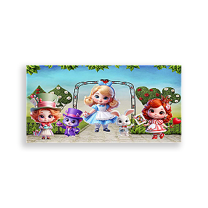 Painel Retangular - Alice - Sublimado 3D