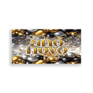 Painel Retangular - Ano Novo - Sublimado 3D