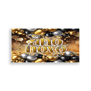 Painel Retangular - Ano Novo - Sublimado 3D