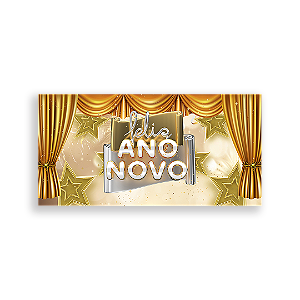 Painel Retangular - Ano Novo - Sublimado 3D