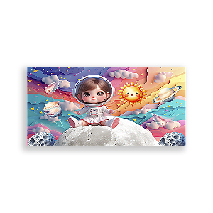 Painel Retangular - Astronauta - Sublimado 3D