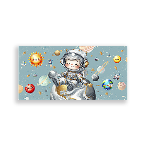 Painel Retangular - Astronauta - Sublimado 3D