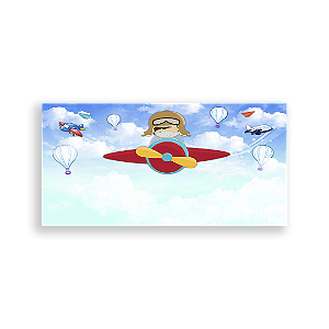 Painel Retangular - Aviador - Sublimado 3D