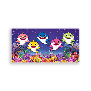 Painel Retangular - Baby Shark - Sublimado 3D