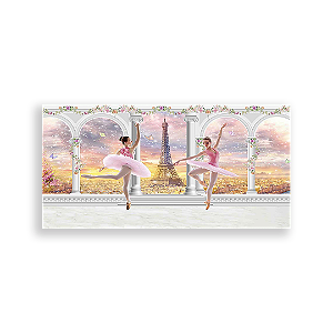 Painel Retangular - Bailarinas - Sublimado 3D