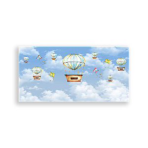 Painel Retangular - Balões - Sublimado 3D