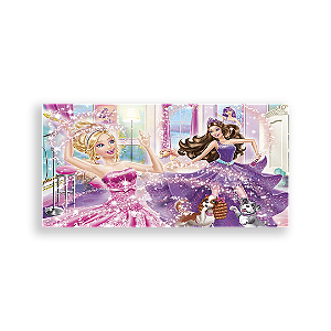 Painel Retangular - Barbie - Sublimado 3D