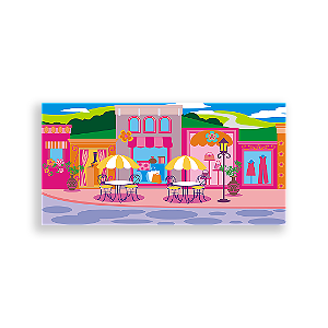 Painel Retangular - Barbie - Sublimado 3D