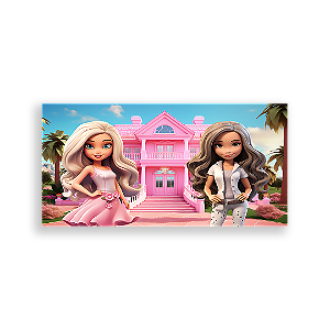 Painel Retangular - Barbie - Sublimado 3D