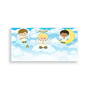 Painel Retangular - Batizado - Sublimado 3D