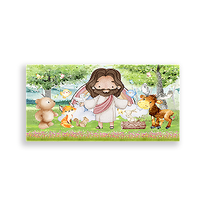 Painel Retangular - Batizado - Sublimado 3D