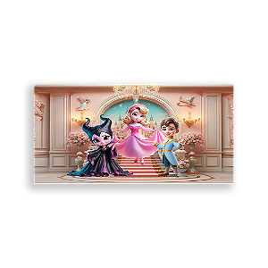 Painel Retangular - Bela Adormecida - Sublimado 3D