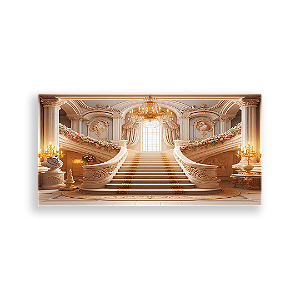 Painel Retangular - Bela E A Fera - Sublimado 3D