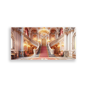 Painel Retangular - Bela E A Fera - Sublimado 3D