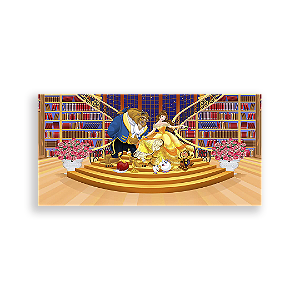 Painel Retangular - Bela E A Fera - Sublimado 3D