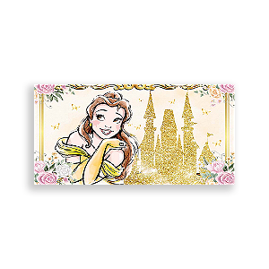 Painel Retangular - Bela E A Fera - Sublimado 3D