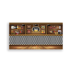 Painel Retangular - Boteco - Sublimado 3D