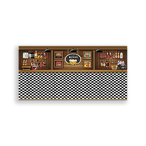 Painel Retangular - Boteco - Sublimado 3D