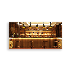 Painel Retangular - Boteco - Sublimado 3D