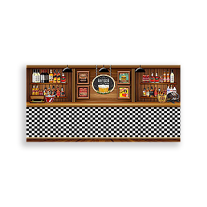 Painel Retangular - Boteco - Sublimado 3D