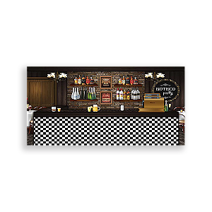 Painel Retangular - Boteco - Sublimado 3D