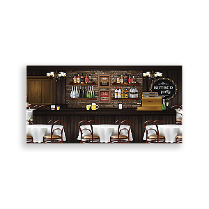 Painel Retangular - Boteco - Sublimado 3D