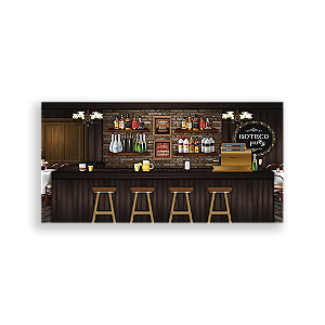 Painel Retangular - Boteco - Sublimado 3D