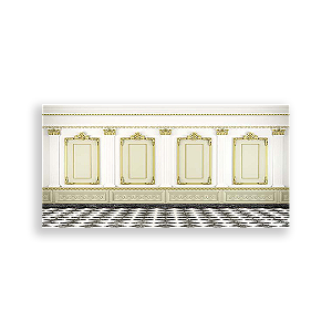 Painel Retangular - Fundo Parede Boulangerie - Sublimado 3D