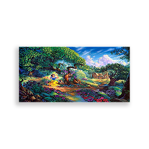 Painel Retangular - Branca De Neve - Sublimado 3D