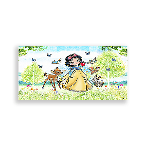 Painel Retangular - Branca De Neve - Sublimado 3D