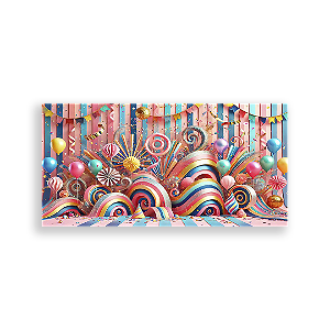 Painel Retangular - Carnaval - Sublimado 3D