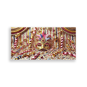 Painel Retangular - Carnaval - Sublimado 3D