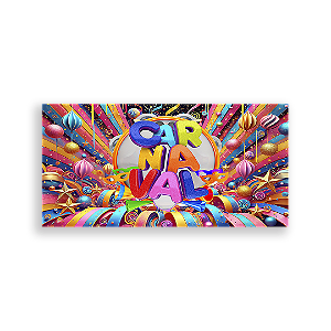 Painel Retangular - Carnaval - Sublimado 3D