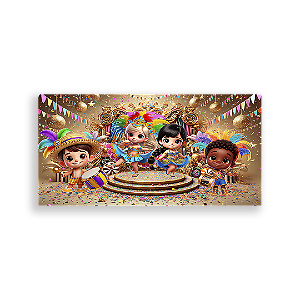 Painel Retangular - Carnaval - Sublimado 3D