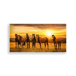 Painel Retangular - Cavalos - Sublimado 3D