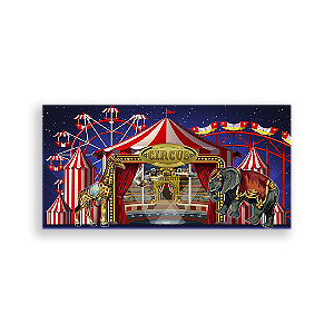 Painel Retangular - Circo - Sublimado 3D