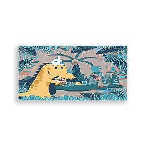 Painel Retangular - Dinossauros - Sublimado 3D