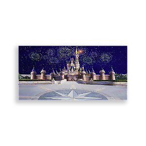 Painel Retangular - Disney Castelos - Sublimado 3D