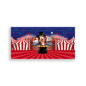 Painel Retangular - Disney Circo - Sublimado 3D