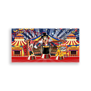 Painel Retangular - Disney Circo - Sublimado 3D