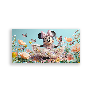 Painel Retangular - Disney Jardim - Sublimado 3D