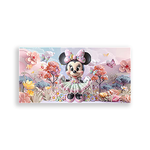 Painel Retangular - Disney Jardim - Sublimado 3D