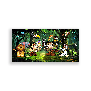 Painel Retangular - Disney Safari - Sublimado 3D