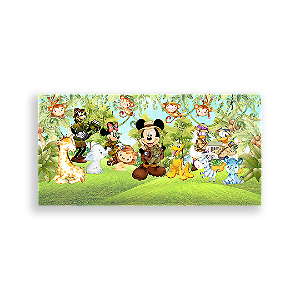 Painel Retangular - Disney Safari - Sublimado 3D
