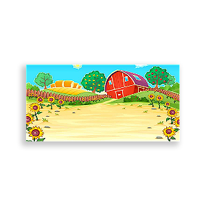 Painel Retangular - Fazenda - Sublimado 3D