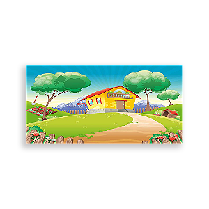 Painel Retangular - Fazenda - Sublimado 3D